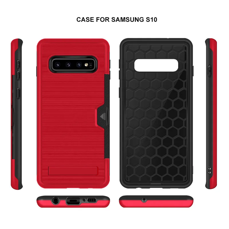Для Samsung Galaxy S10 Чехол Plus чехол Роскошный армированный силиконовый для телефона S 10