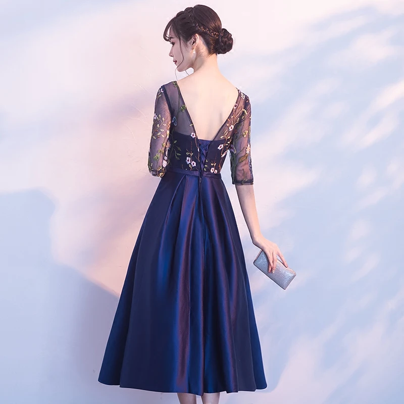 Ladybeauty 2019 Новое поступление вечернее платье для выпускного вечера ТРАПЕЦИЕВИДНОЕ