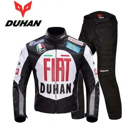 Black Натуральная DUHAN, четыре сезона, Оксфорд, бездорожье, мото, rcycle, костюмы для мужчин, Мото Гонки, jckets, локомотив, мото, rcycle, одежда для верховой езды - Color: Black