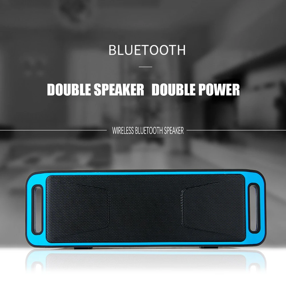 S208 уличный Портативный беспроводной Bluetooth динамик Колонка HD стерео бас беспроводные аудиоколонки Саундбар Anker