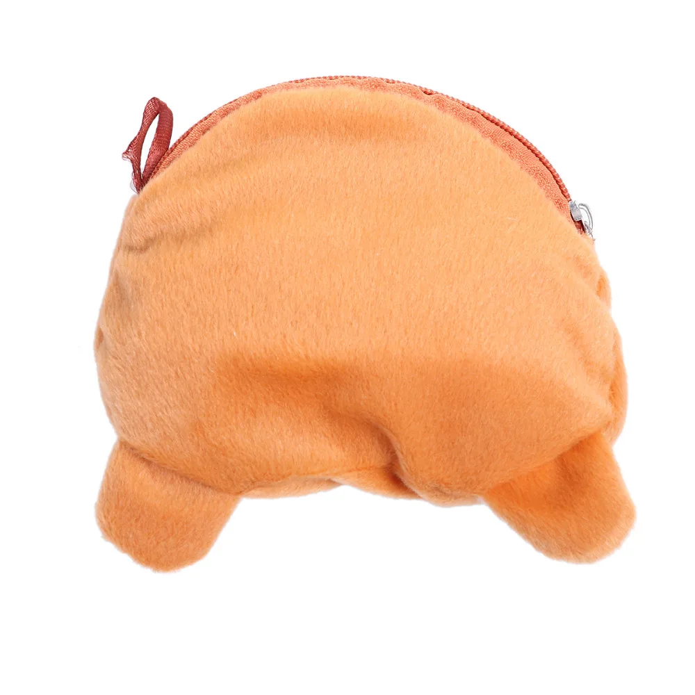 PACGOTH Kawaii Casual Corgi Animal Shape Zipper Coin Purse Cute For Women Orange&ampWhite 14.5cm x14.5cm(5 6/8&quot x5) 1 PC | Багаж и