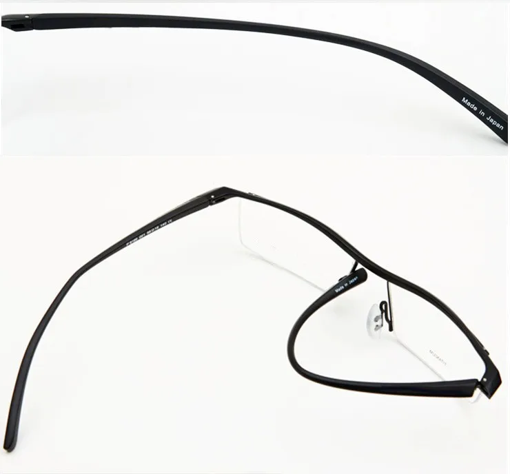 100% титановые антибликовые линзы Halfrim для очков по рецепту на заказ 1 5 2 3 4 6|glasses