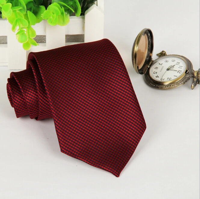 2017 мужские галстуки однотонные Узкие в горошек Саржевые обтягивающие Тонкий