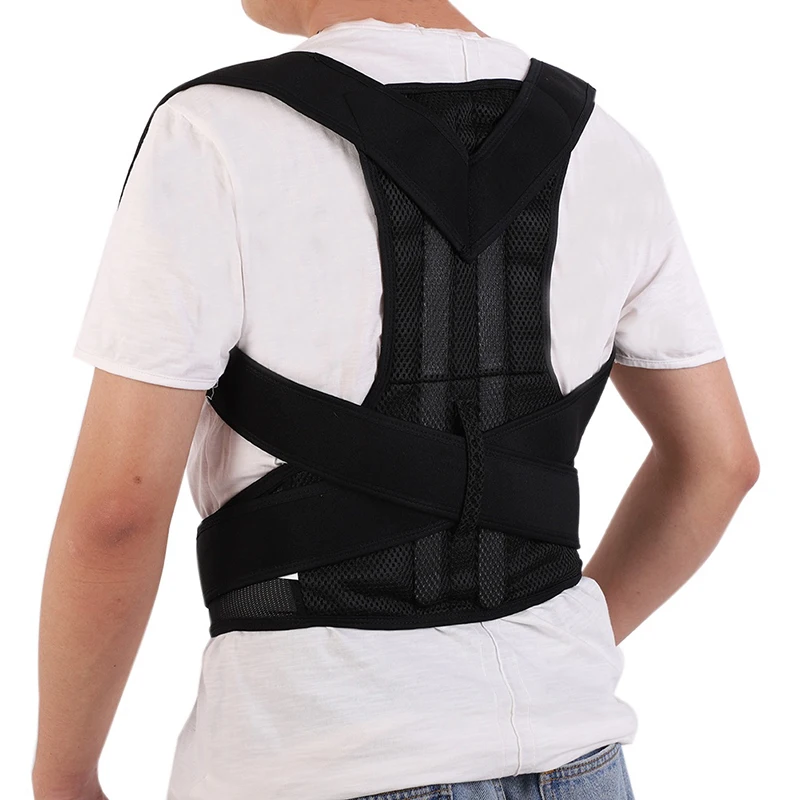 

Brace Shoulder Support Back Care Posture Corrector Adjustable Clavicle Strap Improve Sit Walk Prevent Slouching for Women Men