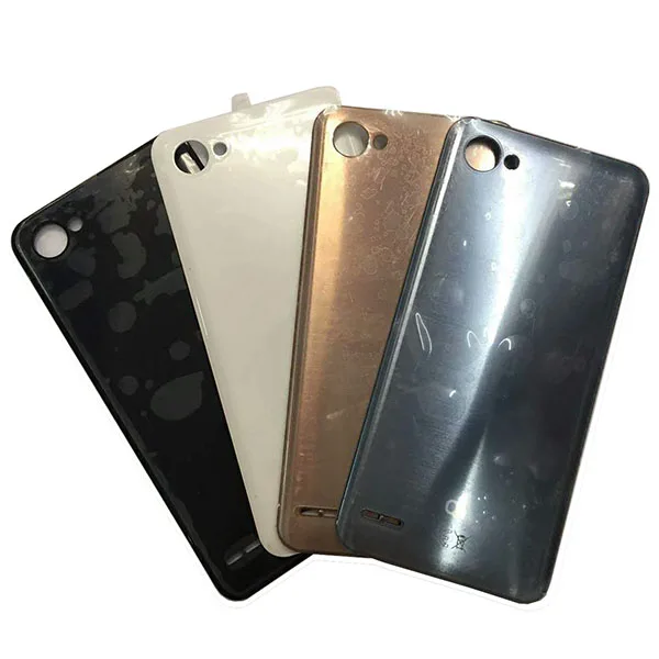 For LG Q6 M700A Battery Cover Housing Cases Back Door Rear Black White Gold Grey Color | Мобильные телефоны и аксессуары