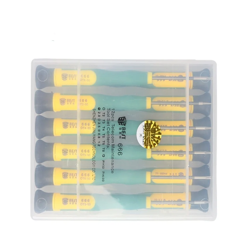 Набор прецизионных отверток 12 в 1 для мобильного телефона ПК планшета камеры