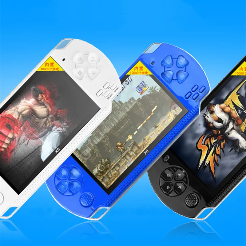 Детская игровая машина HD 4 3 дюйма с цветным экраном портативные игровые консоли