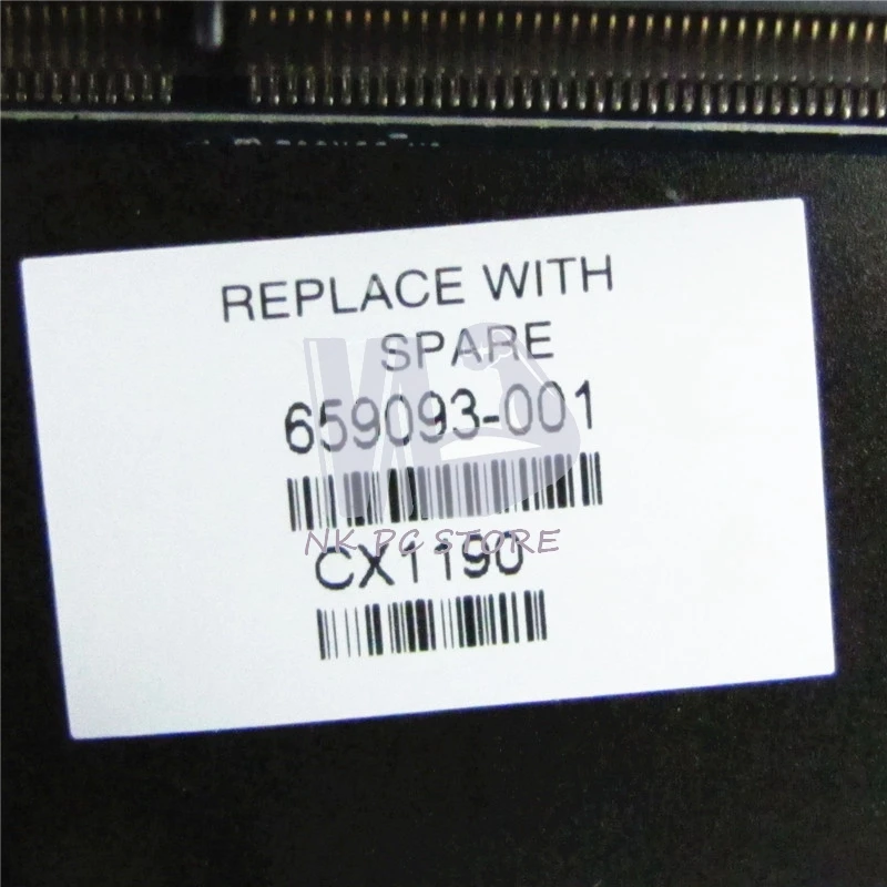 659093-001 материнская плата для ноутбука HP DV7 DV7-6000 HM65 DDR3 HD6490M GPU 100% протестирована |