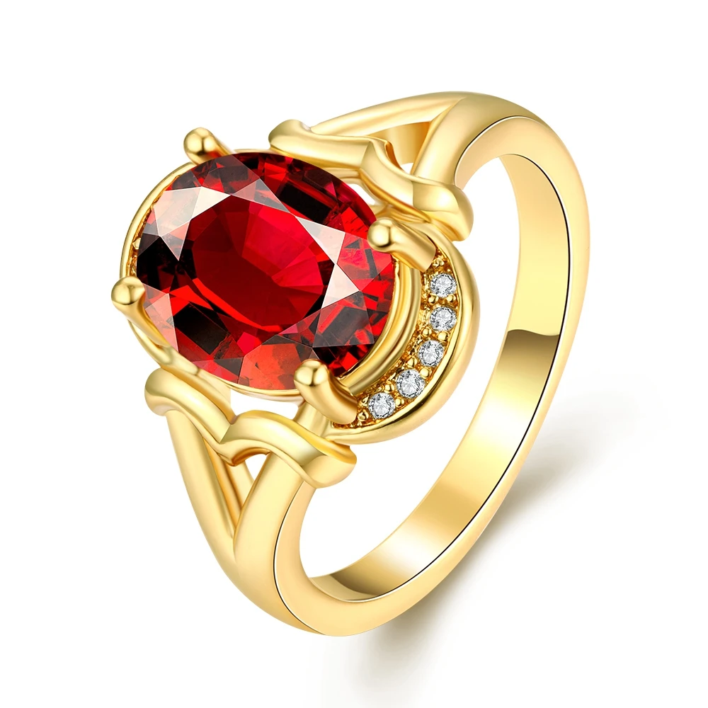 

Jewelry Red Womens Yellow Gold Filled Ring