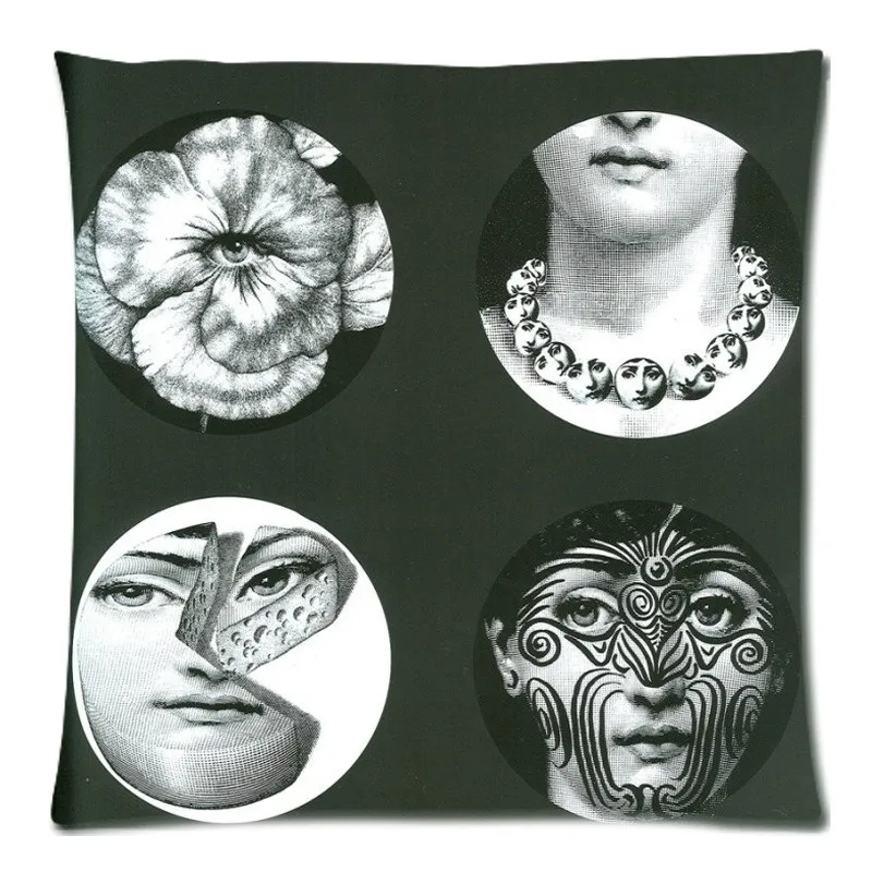 Rosenthal Piero fornasetti работы декоративная наволочка для подушки декоративное хлопковое белье Подушка для сна, сделай сам, наволочка для подушки диван автомобиля Декор размером 45*45 см - Цвет: 3