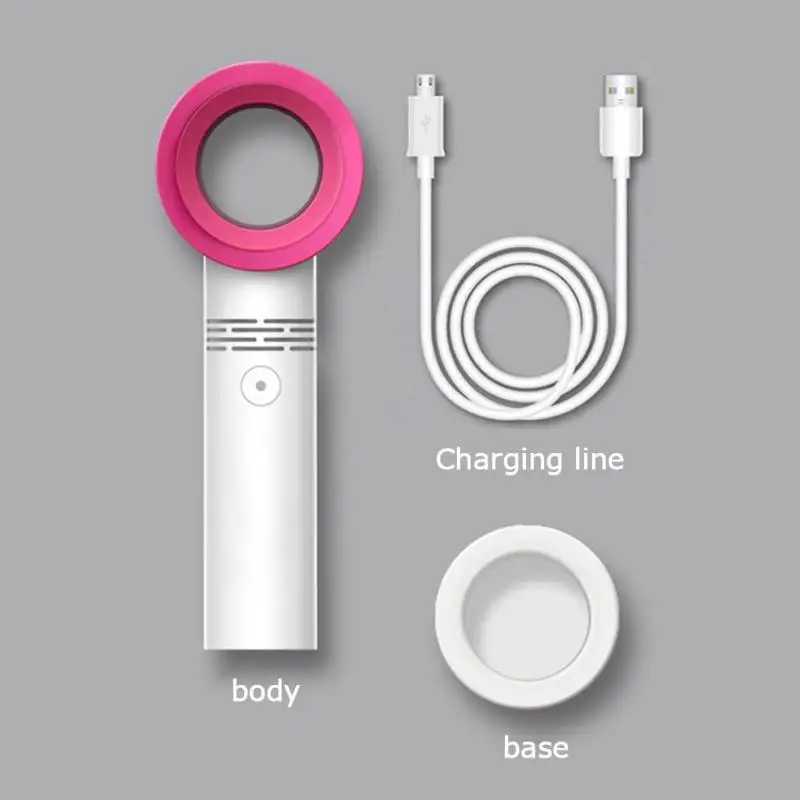 Ручной мини вентилятор Zero 9 с usb портом портативный охлаждающий летний кулер без
