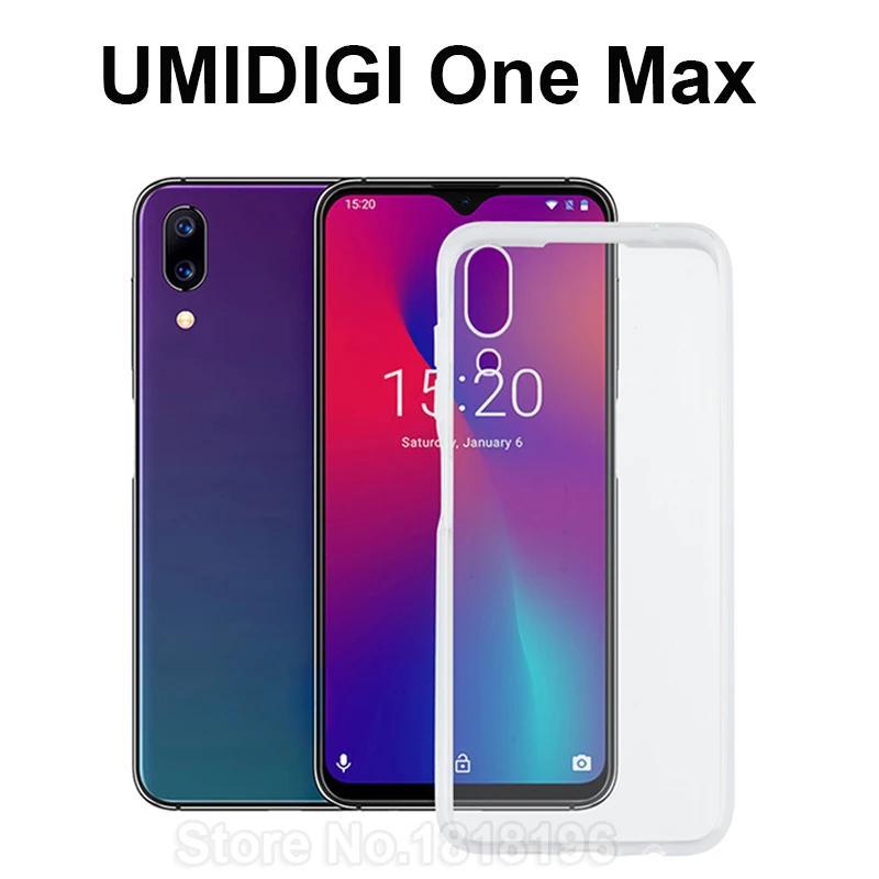 for umidigi one max carcasas cover anti knock soft tpu silicone back cover case for umidigi one max transparent phone case funda free global shipping