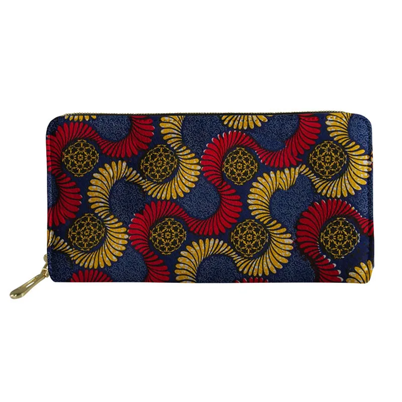 L5155Z21 FORUDESIGNS Indian Mandala Wallets Bohemian Style Women Leather Wallets Daily Coin Purse Ladies Travel Card Package Clutch Bags - Цвет: L5155Z21