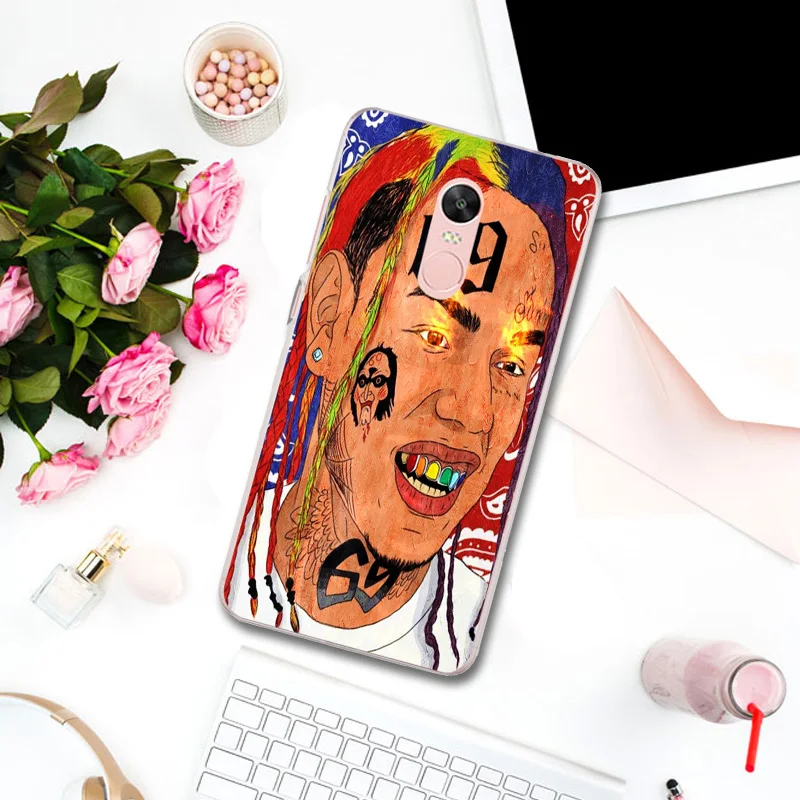 Чехол для рэпера Tekashi 69 6ix9ine Xiaomi Mi Redmi Note 3 3S 4 4X 4A 5 5S 5A 6 6X 6A 8 A1 Pro Plus Max 2 сумки|Бамперы| |
