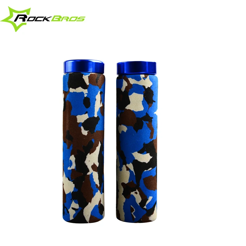 ROCKBROS Камуфляж Запираемый Handlegrips MTB ручки крышки Открытый Spors Велоспорт Ручки