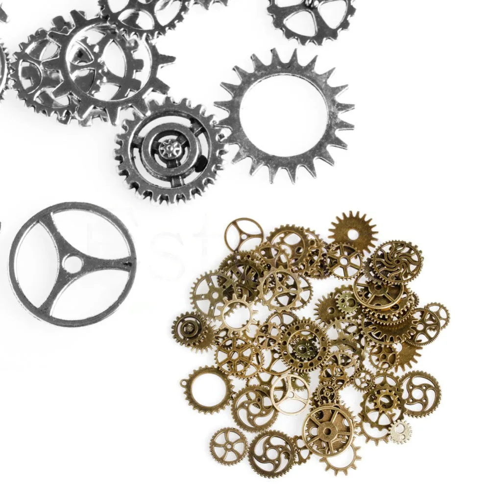 1 упаковка 100 г смесь сплава механические стимпанк Cogs & Gears Diy Аксессуары Новый