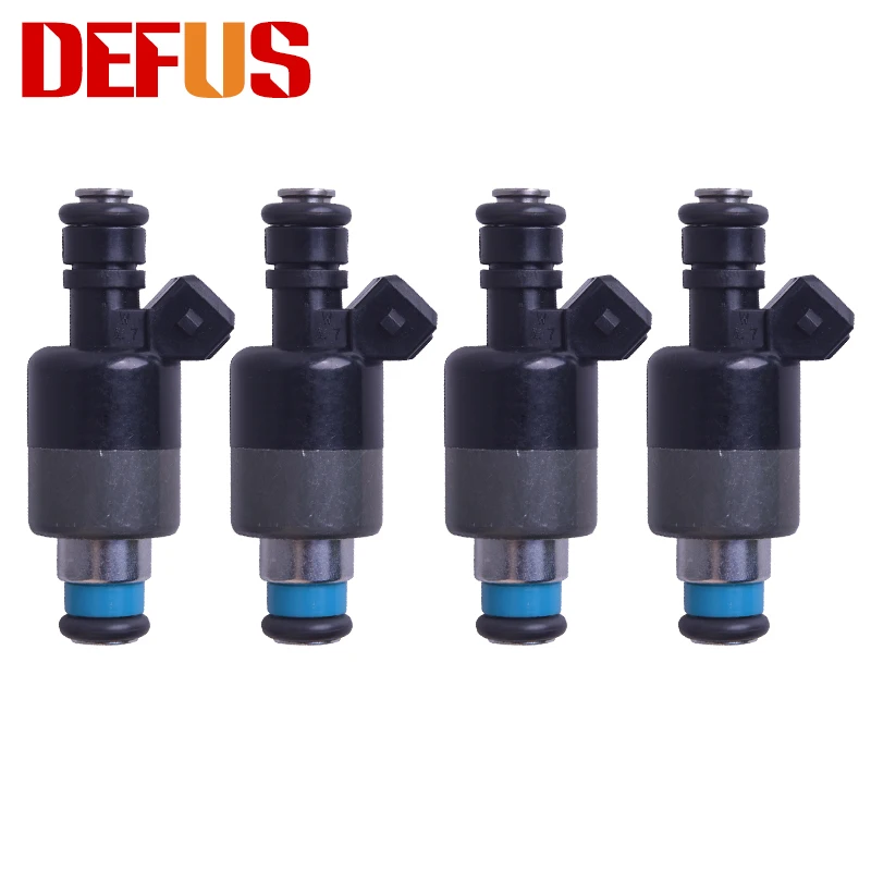 Топливные форсунки DEFUS 4 шт./лот 17124782 топливные для Chevrolet Opel Corsa 1 16 В 6 8 в Daewoo Blu 17123924