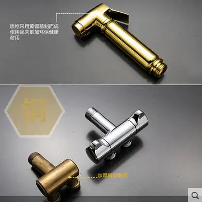 

Handheld bidet shower nozzle set with foaming device, Bathroom wall mounted bidet faucet spray, Toilet flushing device suit