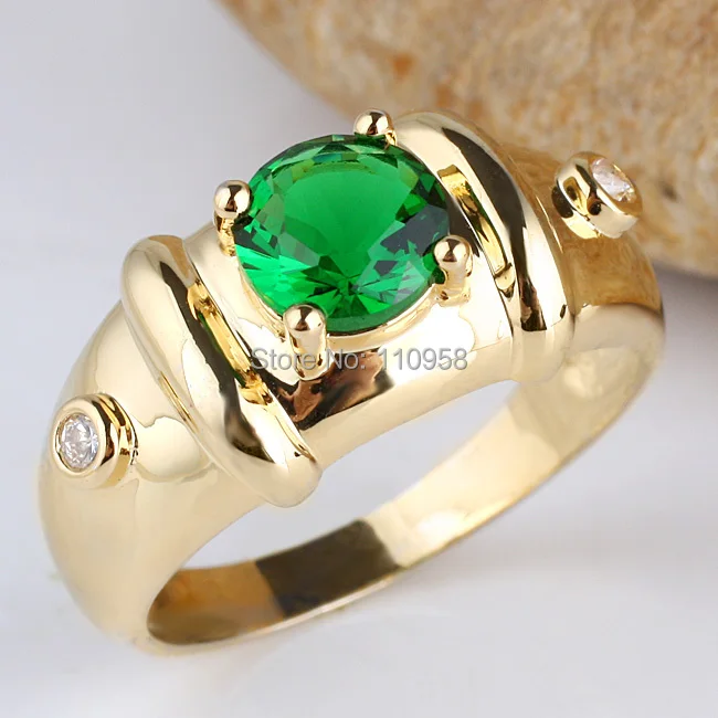 Мужское кольцо из серебра 925 пробы с круглым камнем 7 мм|925 silver mens ring|size 10men ring |