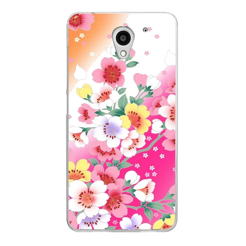 For ZTE A510 Fashion Colorful landscapeFlower Flora Painted Cute Pattern Clear Soft TPU Silicone Case B025 |