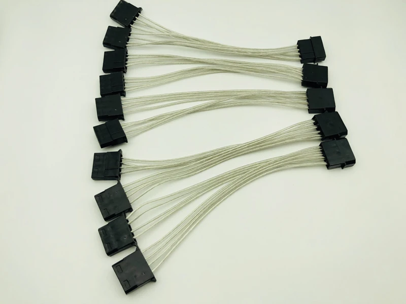 5 шт. 4 контактный штекер на 2 порта Molex IDE разъем питания Y образный сплиттер