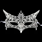 Сексуальная Женская Маска Queen, ажурная кружевная маска на глаза, маски вечеринка Хэллоуин, экзотическая Маскарадная маска для косплея, Карнавальная кружевная полумаска лисы