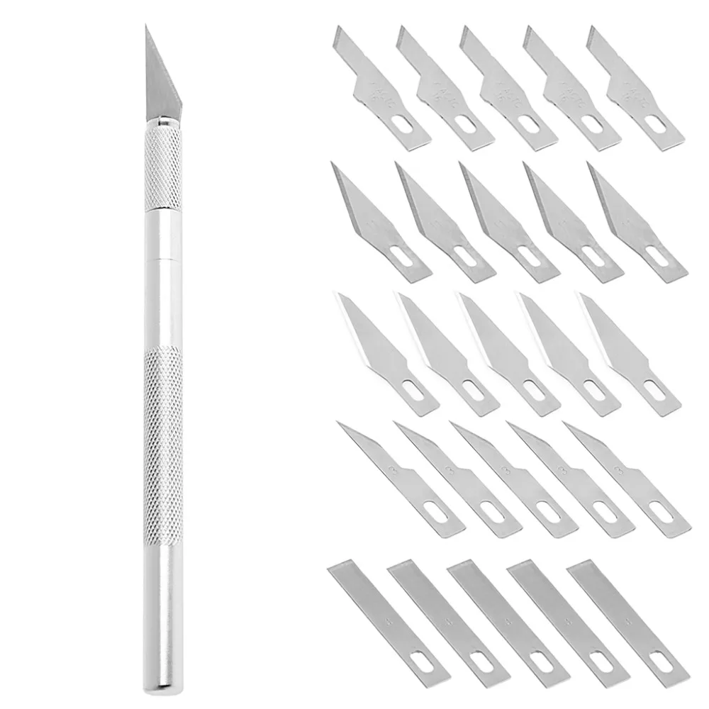 25 Blades Wood Carving Cutting Tool Fruit Food Engraving Knife Scalpel Repair | Инструменты