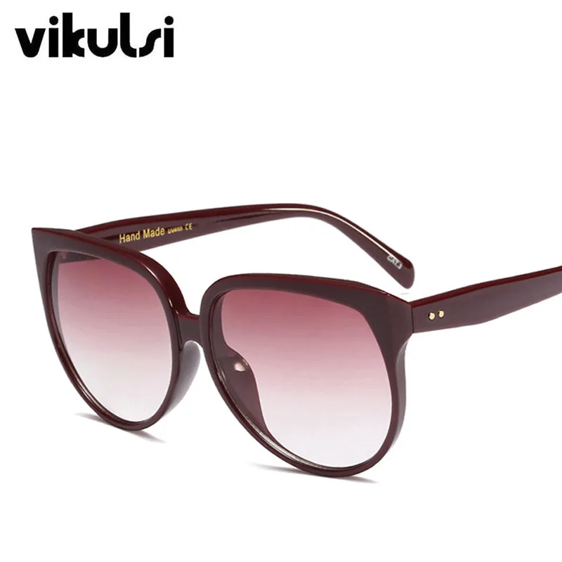 

Brand Designe 2019 New Cat Eye Sunglasses Women Fashion Oversized Square Sunglasses Vintage Retro For Female Male Shades UV400