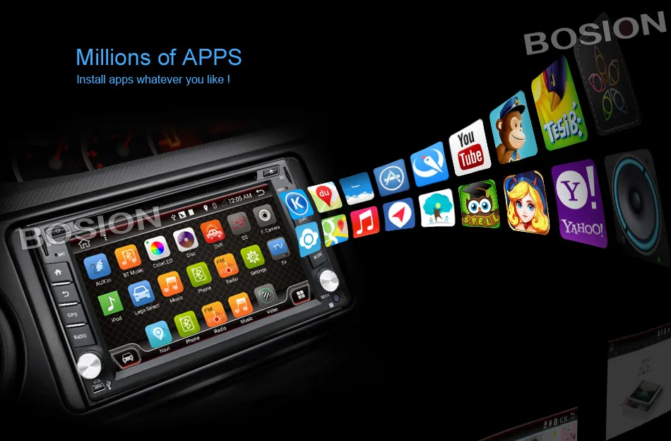 В тире Android 7 1 cpu двойной 2 Din Автомобильный Радио gps Навигация DVD плеер стерео