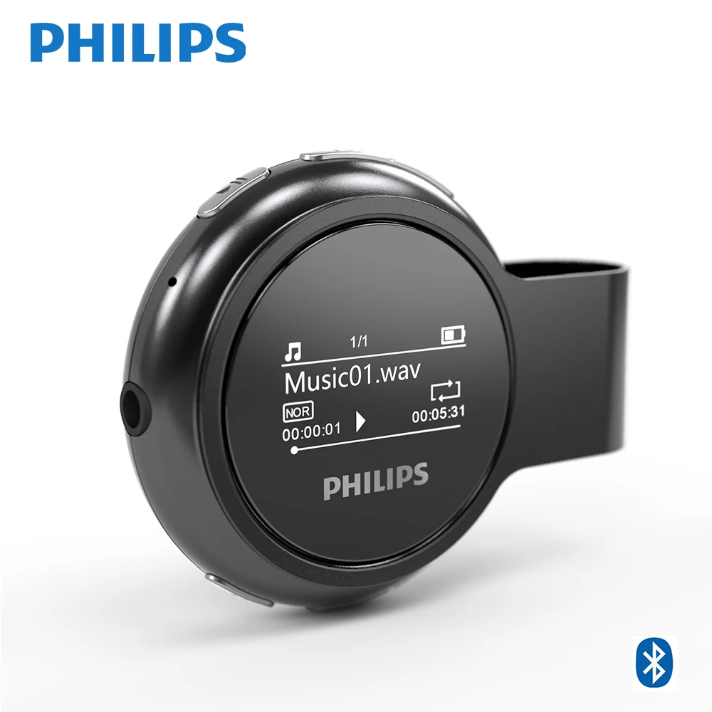 Спортивные Наушники Philips mp3 плеер Портативное аудио и видеоустройство MP3