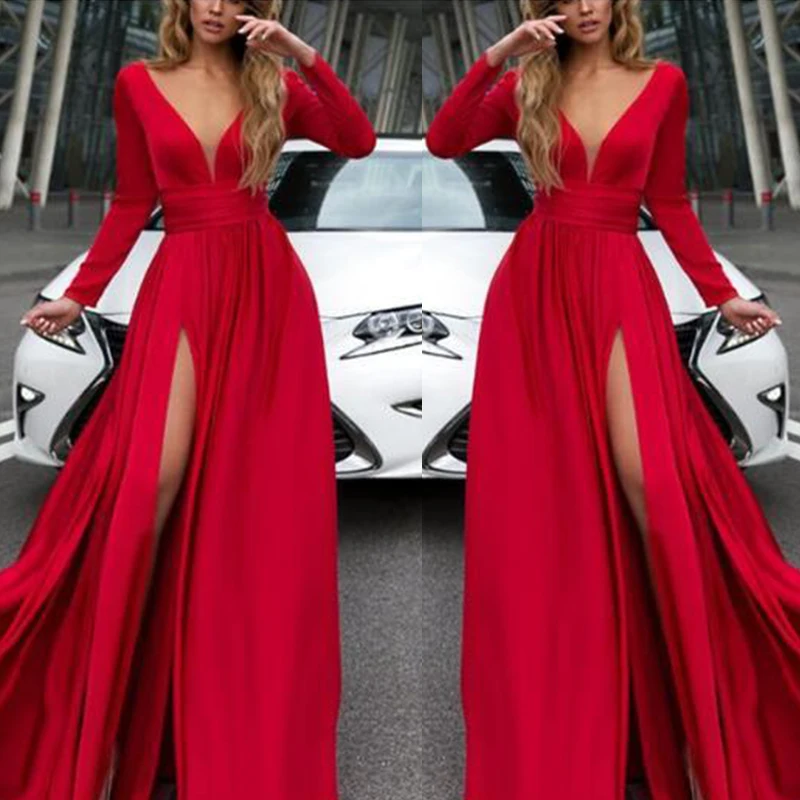 Макси платья Женская Клубная одежда длинное обтягивающее платье Longue Femme вечернее