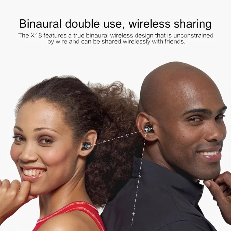 Bluetooth наушники Гарнитура Беспроводные с микрофоном Наушники TWS для телефона