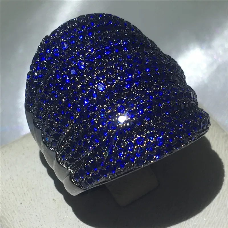 Choucong большое роскошное повседневное кольцо для вечеринки Micro pave 350 шт AAAAA Циркон Cz