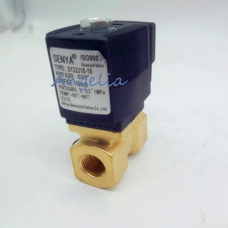 AC220V/110В G1/4 &quotлатунь Электрический электромагнитный клапан для воды