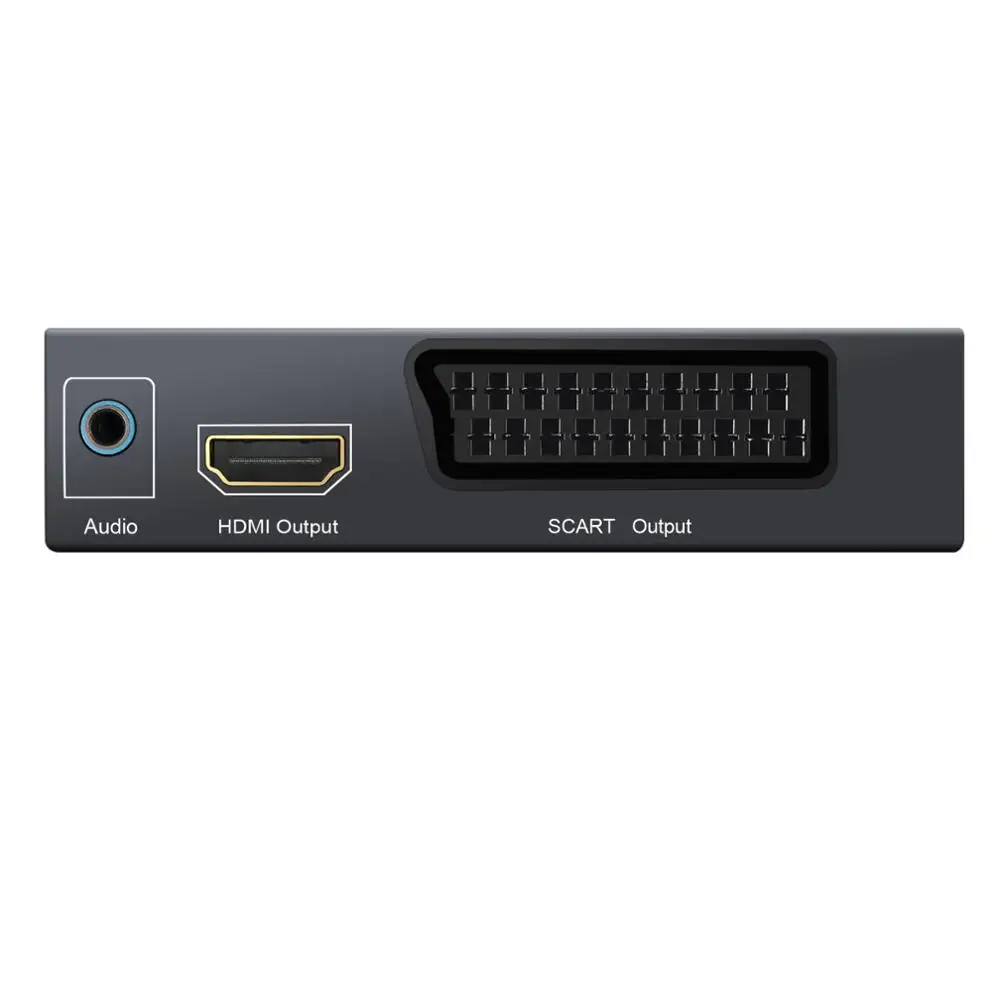 PROZOR HDMI совместим с совместимым адаптером SCART конвертером L/R стерео аудио