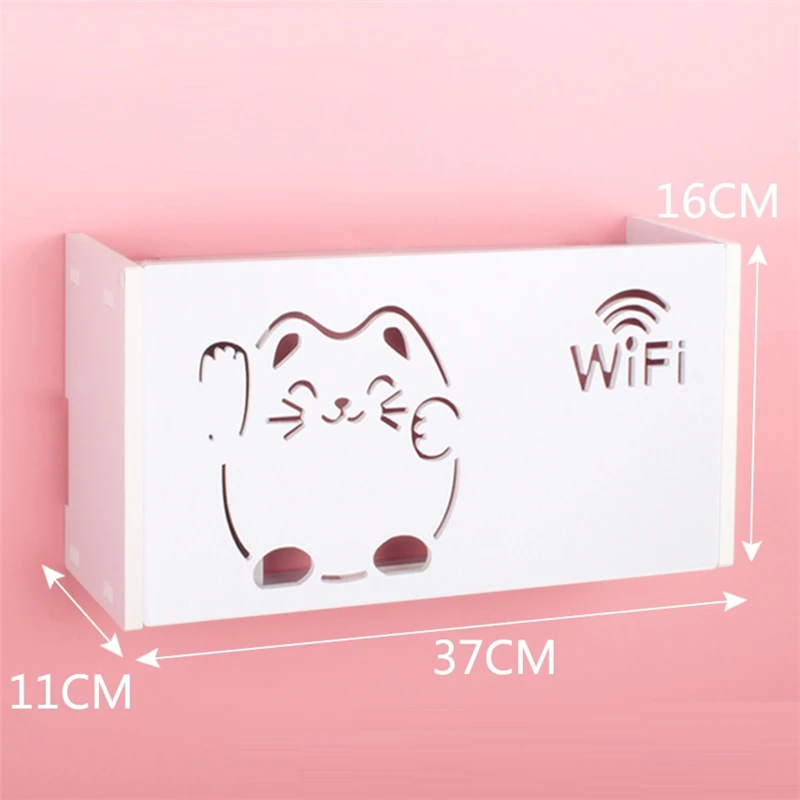 MODEL T Гостиная Европа Беспроводной Wi-Fi украшения маршрутизатор экранирование разъем крышка вешалка стеки ТВ-приставка стойка коробка шкаф для хранения - Цвет: MODEL T