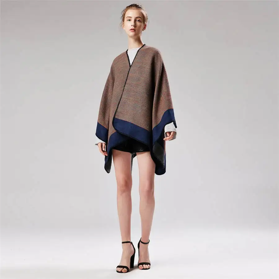 Фото Women Sweater Pulls Overalls fluorescent Blue Pashnima Autumn Winter 2019 New Poncho Blanket for Outdoor Camping 130*150cm Women Sweater Pulls Overalls fluorescent Blue Pashnima Autumn Winter 2019 New Poncho Blanket for Outdoor Camping 130*150cm