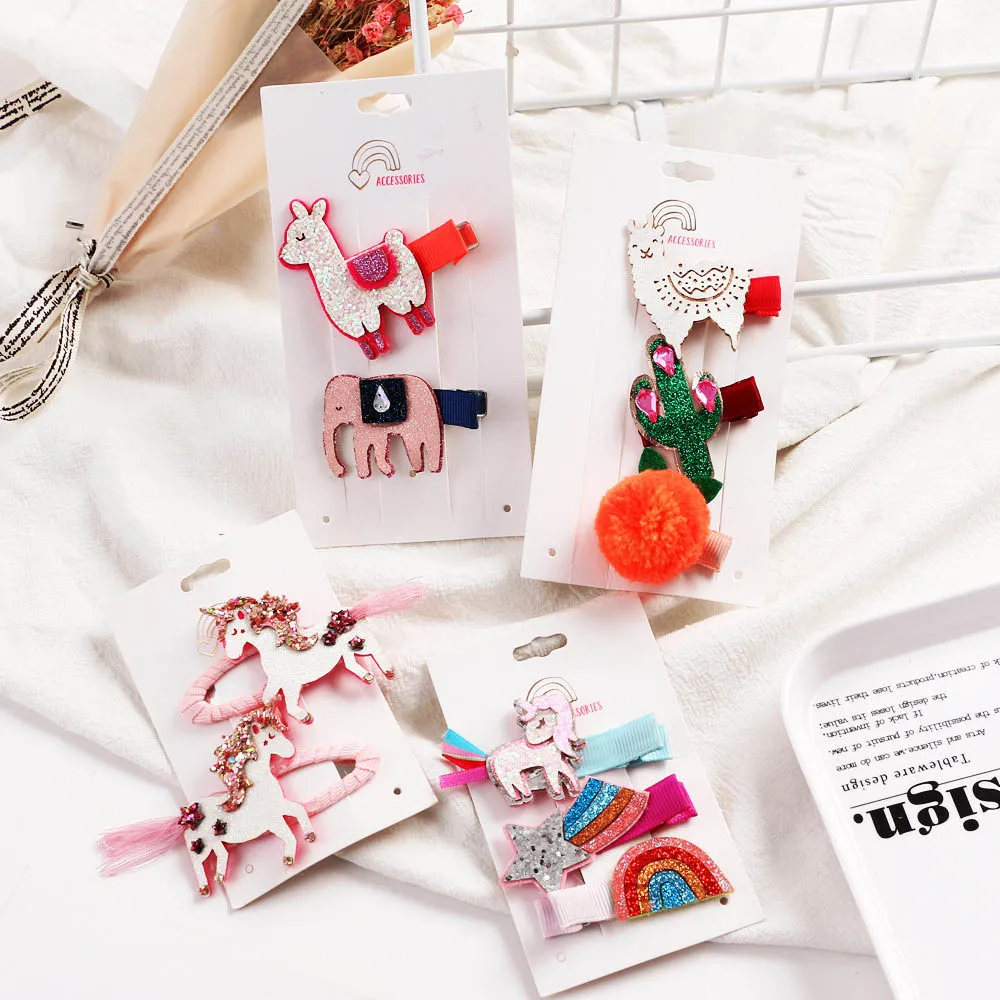 Аксессуары для волос IBows заколки девочек бантики с пайетками зажимами 2 3