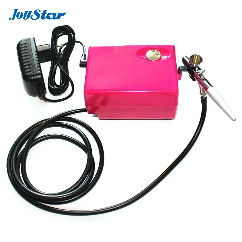 

Mini Airbrush kit makeup system 0.4mm single action airbrush 3 level working pressure adjustable Airbrush compressor kit