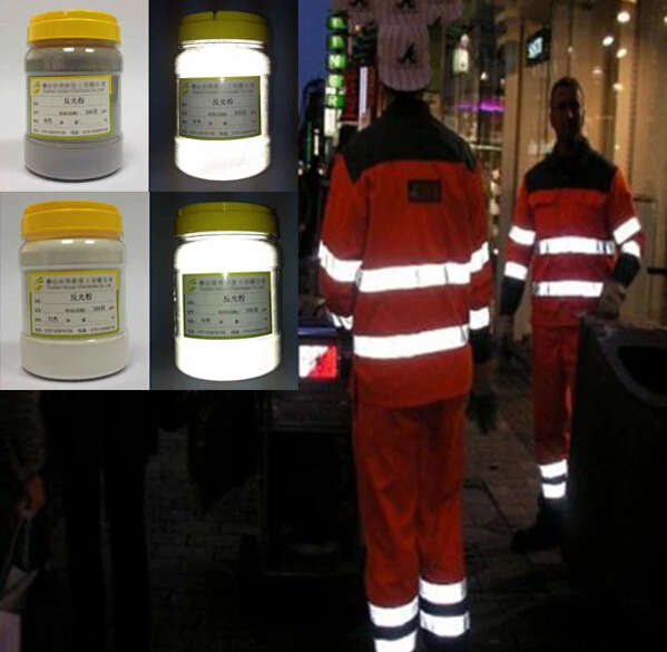 Серый белый отражающий порошок высокорефракционное стекло микросфера пигмент