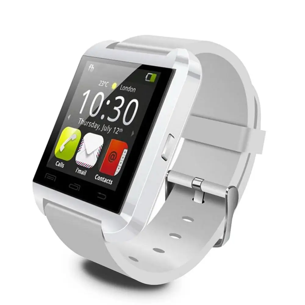 white Многофункциональные Bluetooth V3.0 мужские часы EDR Смарт часы с телефон, камера, карта смарт часы для apple для xiaomi для hauwei p - Цвет: white