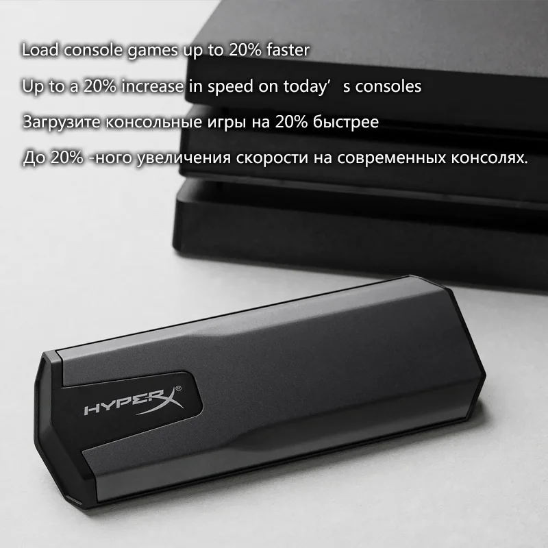 Внешний твердотельный накопитель Kingston HyperX 480 Гб Hdd 960 ГБ 3D NAND USB 3 1 портативный SSD