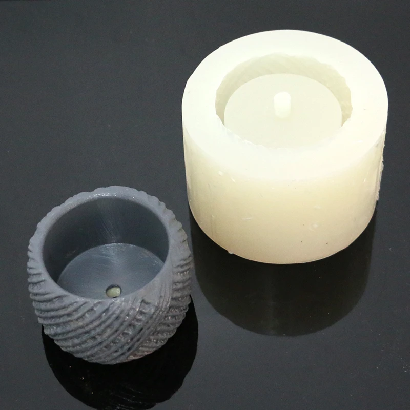 Новый 3D ватный шарик литье бетона цветочный горшок силиконовая форма для цемента