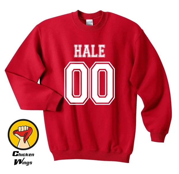 Derek Hale Teen Wolf clothes 00 Женская толстовка с круглым вырезом унисекс больше цветов XS-2XL-C812 - Цвет: Red