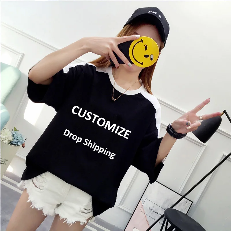 Прямая поставка рубашки Ulzzang в стиле Харадзюку одежда Kpop женские повседневные