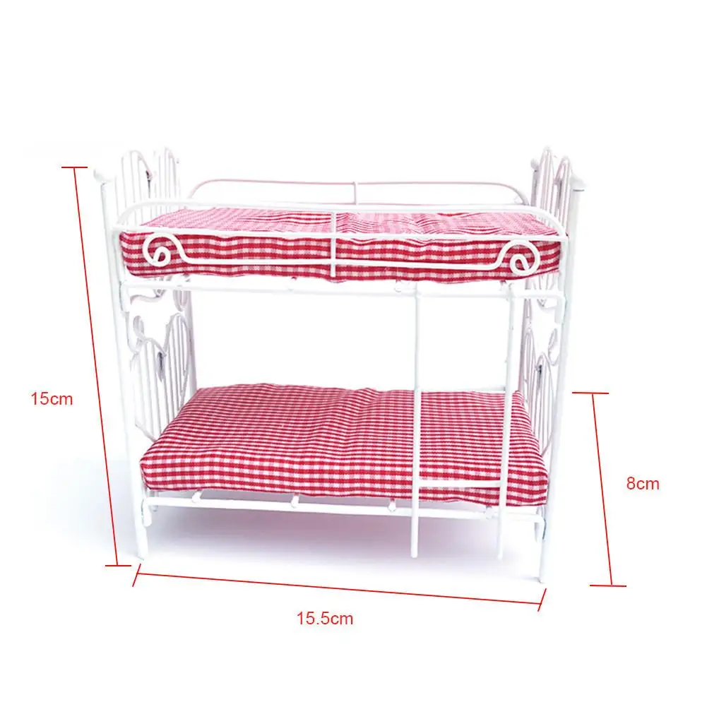 

Mini Dolls House Toy Darling Doll Furniture for dolls Two-layer Bed for Dollhouse Accessories For Girl Gift