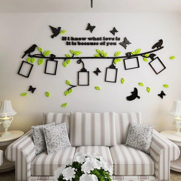 Новинка 2017 наклейки для фотографий 3D акриловые стереоскопические декоративные