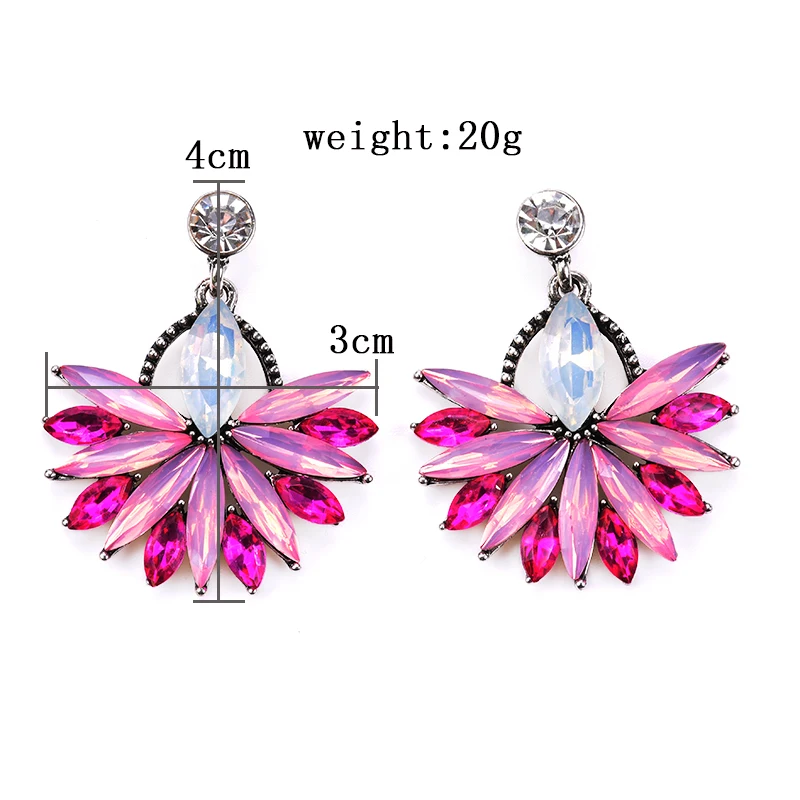 Серьги-гвоздики в винтажном стиле женские Эффектные серьги-гвоздики с подвеской