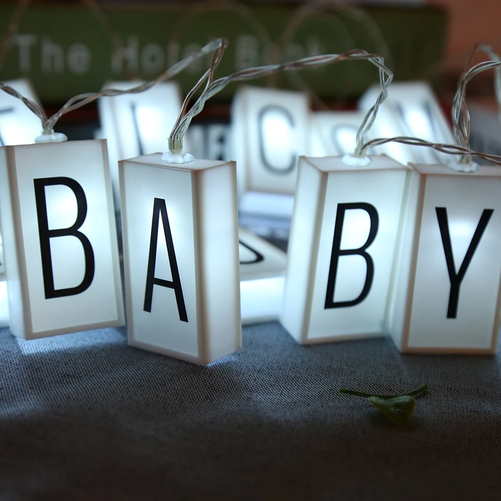 2018 популярный 20 светодиодный DIY Настольный светильник коробка гирлянда теплый