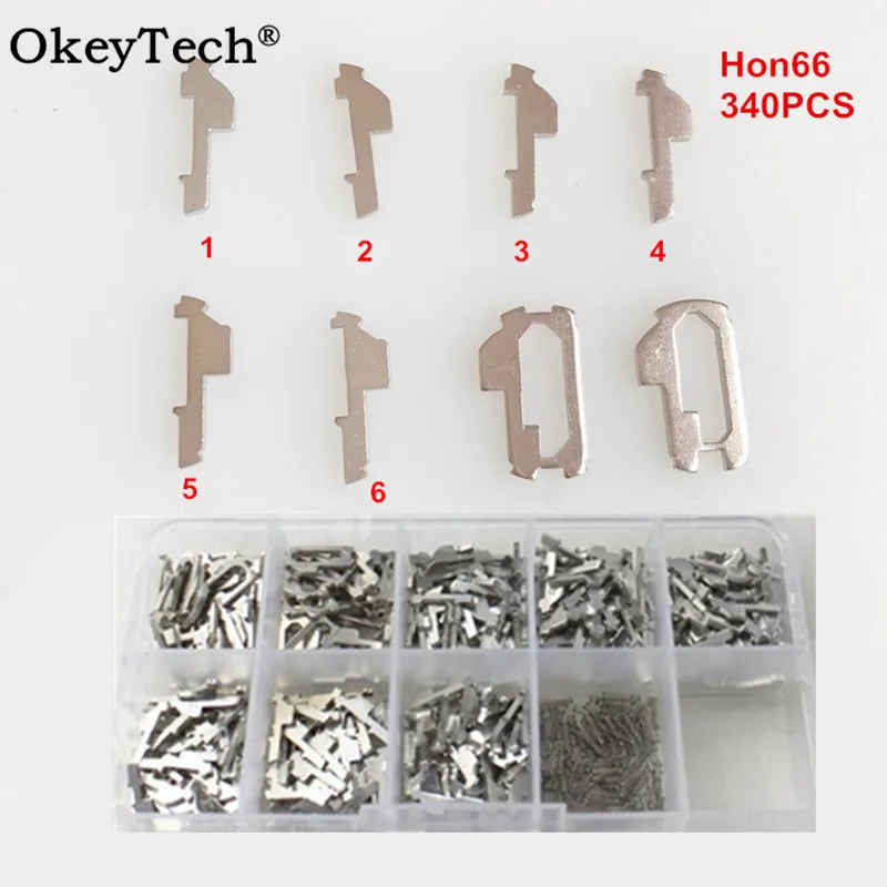 

Okeytech 340PCS/Lot Car Lock Plate For Honda HON66 Lock Reed Auto Lock Repair Accessories Locksmith Brass Material